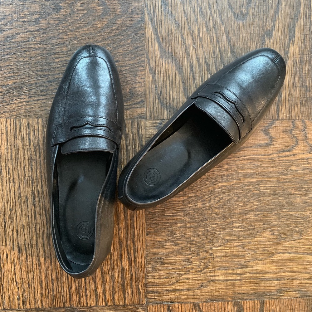 UO leather black loafers - Picture 3 of 5